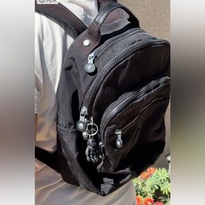 Kipling Black Tablet Backpack